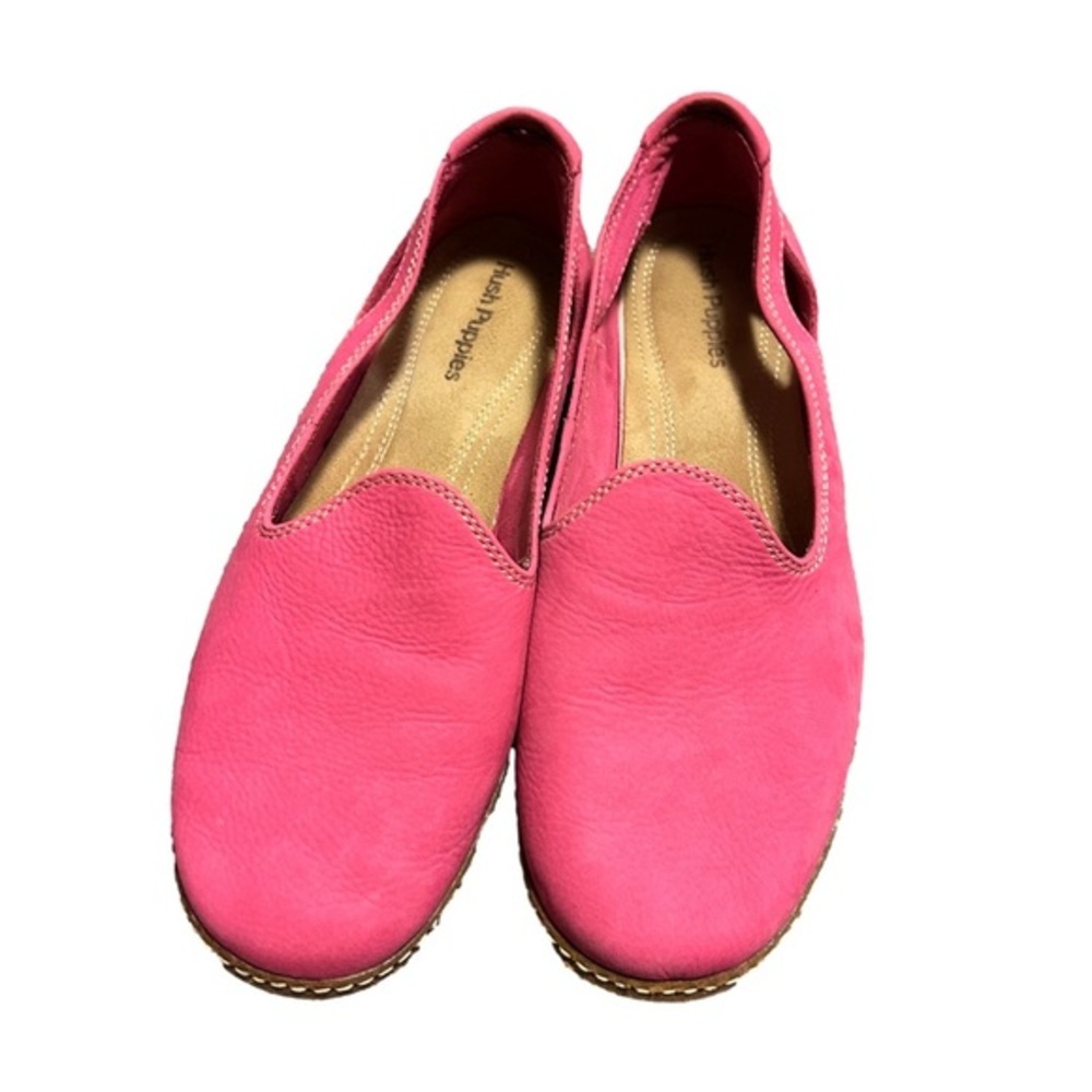 Hush Puppies Pink Nubuck 8.5 Wide